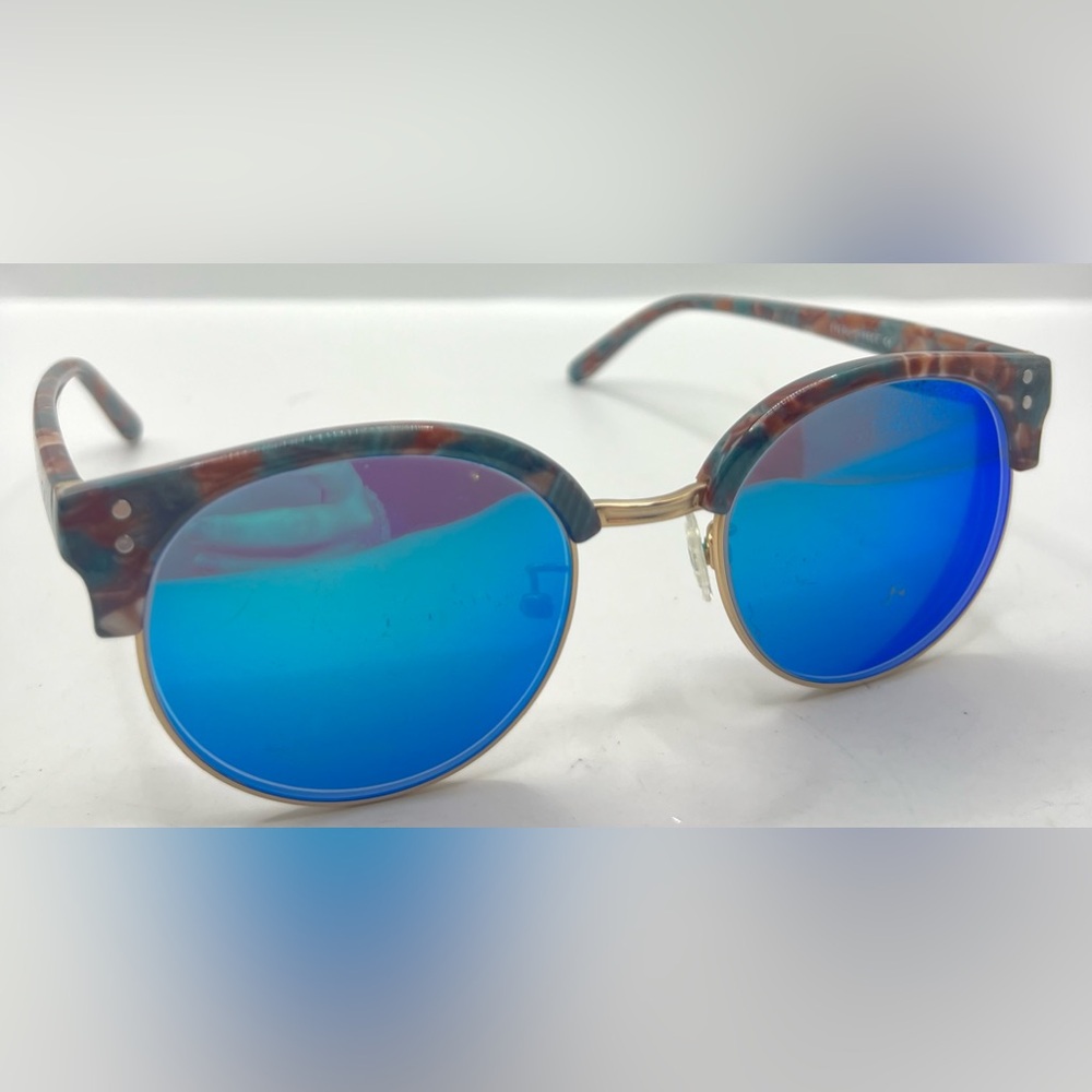 Eyebuydirect Samba Brown Blue Sunglasses Frames Only